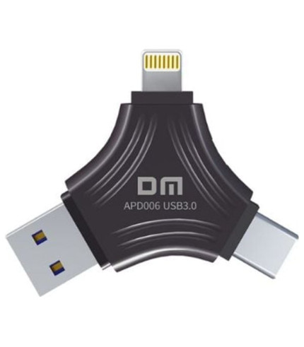 فلاش ميموري دي ام - 5 كيكابايت - اسود - APD006