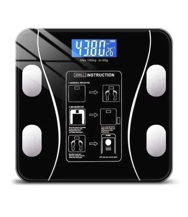 ميزان شخصي الكتروني ذكي - اسود