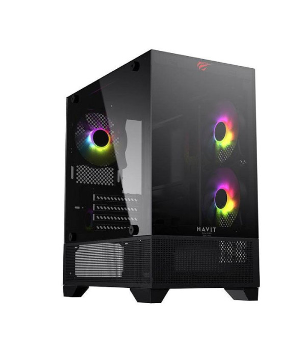 كيس حاسوب كيمنك هافيت CF923 RGB زجاج جانبي