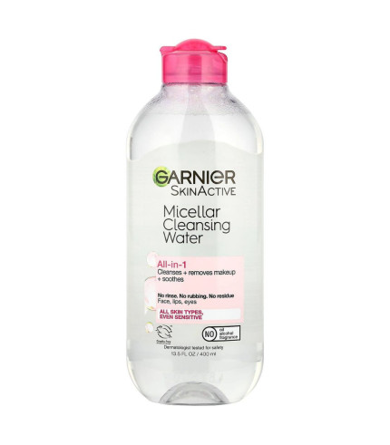 ماء ميسيلار غارنييه لإزالة المكياج وتنظيف البشرة