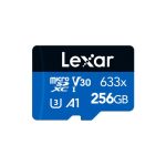 بطاقة ذاكرة ليكْسار 256 جيجا فئة 633× lexar high performance 633× microsdxc 256gb uhs i, class 10, v30, a1