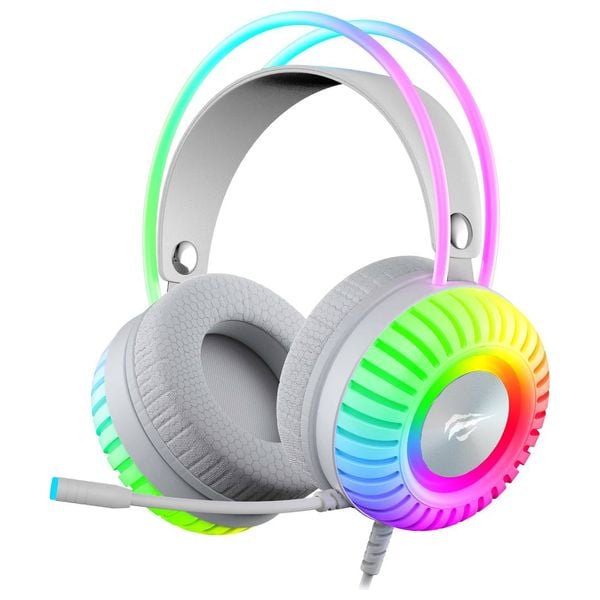 سماعة ألعاب من هافيت بتقنية صوت محيطي 7.1 وإضاءة rgb havit gamenote h2046u usb 7.1 gaming headphone