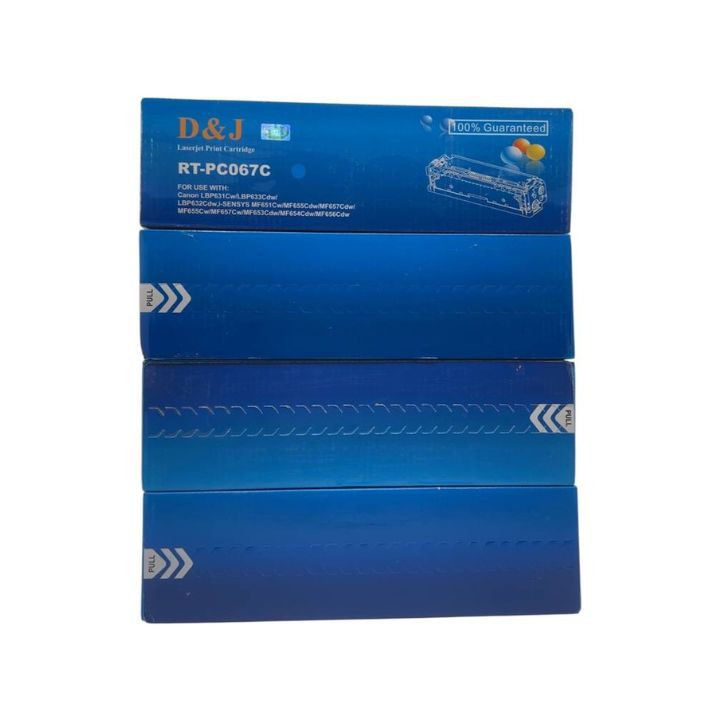 سيت كارتج حبر ليزر ملون d&j متوافق مع hp و canon – موديل rt ph541c/731c/716c/ce321a d&j laserjet color toner cartridge set