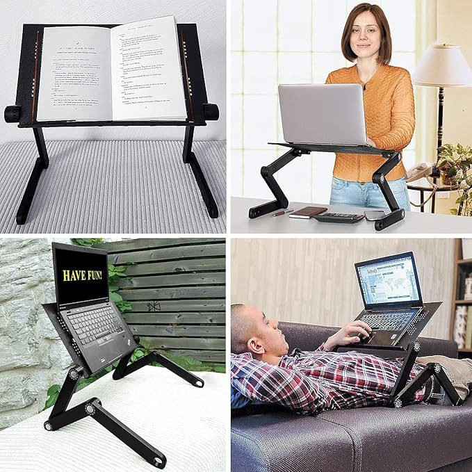 طاولة لابتوب متعددة الاستخدامات قابلة للتعديل مع مروحة تبريد ولوحة ماوس جانبية multifunctional laptop table – adjustable with cooling fan and side mouse pad طاولة لابتوب متعددة الاستخدامات قابلة للتعديل مع مروحة تبريد ولوحة ماوس جانبية multifunctional laptop table – adjustable with cooling fan and side mouse pad