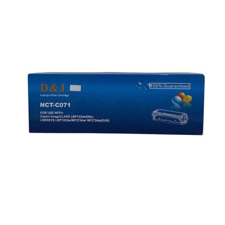 كارتج حبر ليزري d&j (موديل nct c071) متوافق مع طابعات كانون d&j laserjet print cartridge nct c071 – compatible with canon printers