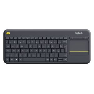 لوحة مفاتيح لاسلكية لوجيتك k400 بلاس مع لوحة لمس مدمجة logitech k400 plus wireless touch keyboard
