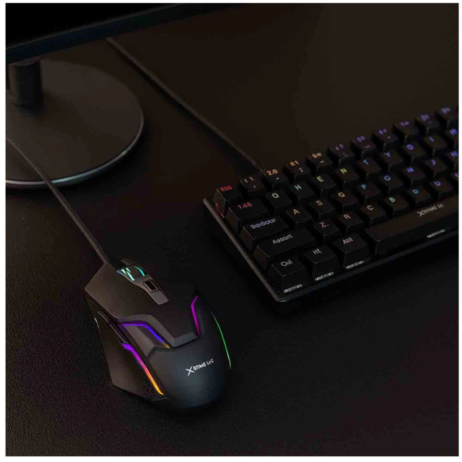 ماوس ألعاب إكسترايك مي GM-110 بإضاءة RGB XTRIKE ME GM-110 Ergonomic Backlit Gaming Mouse - 3 ماوس ألعاب إكسترايك مي GM-110 بإضاءة RGB XTRIKE ME GM-110 Ergonomic Backlit Gaming Mouse - الصورة 3