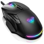 ماوس ألعاب سلكي أولا f815 بإضاءة متعددة الألوان aula f815 wired gaming mouse colorful light effects (wired)