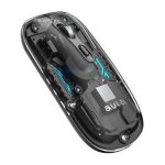 ماوس لاسلكي شفاف للألعاب والكمبيوتر بتقنية البلوتوث aula am210 wireless 2.4 bluetooth transparent mouse