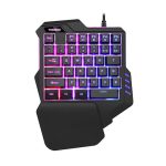 bloodbat one handed wired gaming keyboard لوحة مفاتيح لمحبي الألعاب