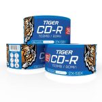 اقراصtiger blank cd r 703mb/80min (50 pcs pack)