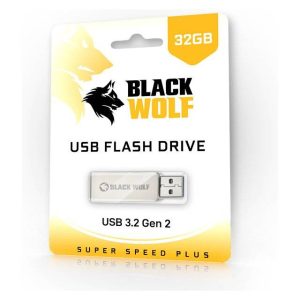 black wolf : usb flash drive (3.2 gen 2) 32gb