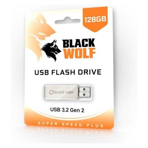 black wolf : usb flash drive (3.2 gen 2) 128gb