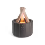 مرطب هواء بونفاير بتأثير اللهب وإضاءة قابلة للتعديل مع جهاز تحكم عن بعد bonfire air humidifier with flame effect & remote control