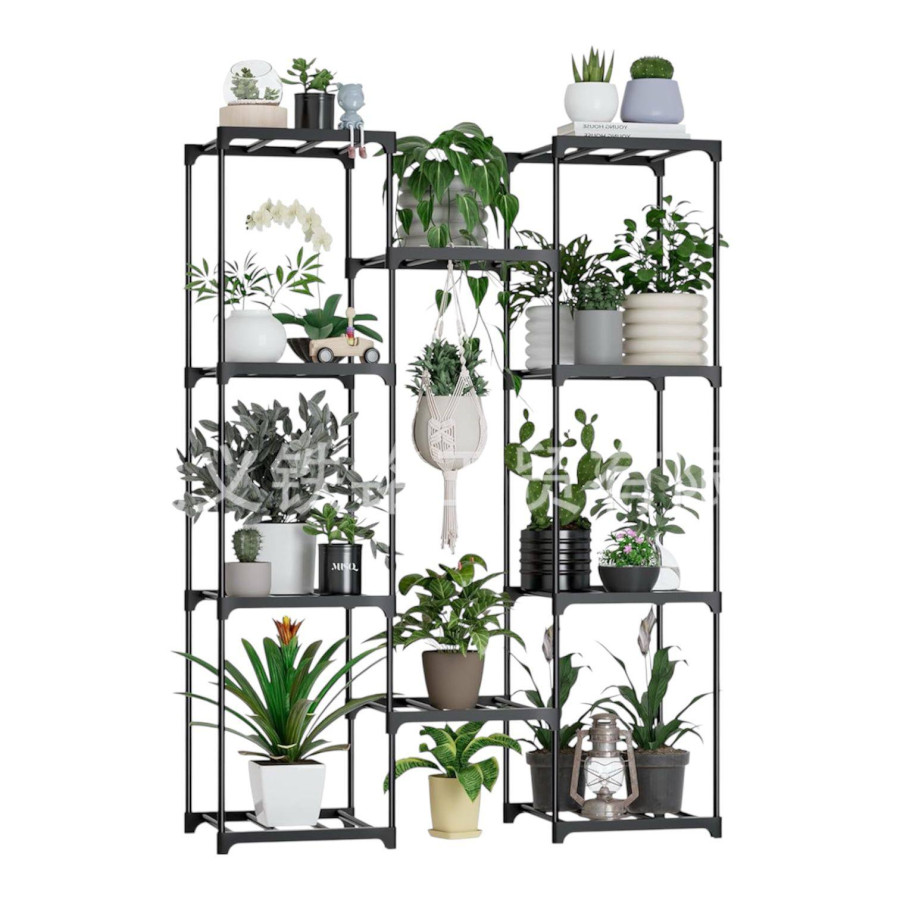 ستاند معدني متعدد الاستخدامات لتنسيق النباتات والديكور multi layer metal plant stand / storage shelf ستاند معدني متعدد الاستخدامات لتنسيق النباتات والديكور multi layer metal plant stand / storage shelf