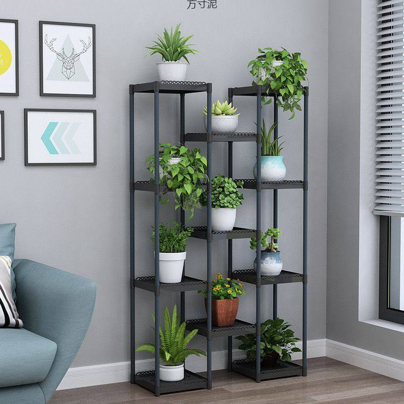 ستاند معدني متعدد الاستخدامات لتنسيق النباتات والديكور multi layer metal plant stand / storage shelf ستاند معدني متعدد الاستخدامات لتنسيق النباتات والديكور multi layer metal plant stand / storage shelf