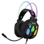 سماعة رأس سلكية jedel gh‑619 headphone usb 7.1 (black)