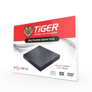 قارئ اقراص خارجي tiger external usb 2.0 dvd rw writer usb