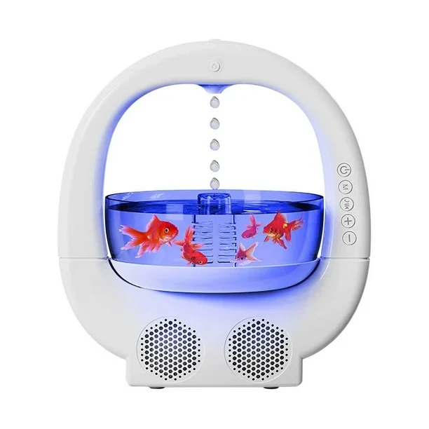 مرطب هواء مع حوض أسماك ومكبر صوت بلوتوث like a fish in water anti gravity humidifier speaker – model y11 مرطب هواء مع حوض أسماك ومكبر صوت بلوتوث like a fish in water anti gravity humidifier speaker – model y11