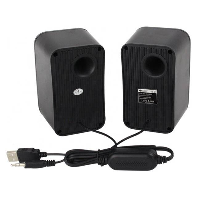 مكبر صوت kisonli ks‑07 usb speaker black red مكبر صوت kisonli ks‑07 usb speaker black red