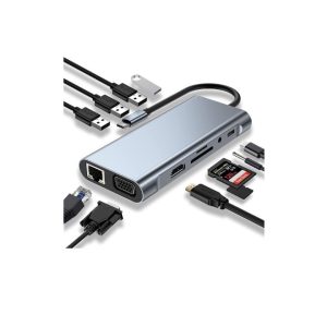 موزع تايب سي 11 منافذ (هاب) usb hub 11 in 1 hub usb c