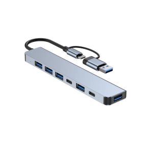 موزع تايب سي 7 منافذ (هاب) usb hub 7 in 1 hub usb c