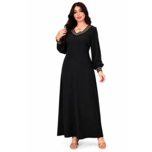 دشداشه كلاسيك سوداء noir queen dress