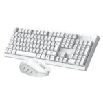 stinger skm 200 2.4g ar/en keyboard & mouse 104 keys (white)