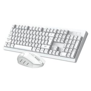 stinger skm 200 2.4g ar/en keyboard & mouse 104 keys (white)