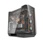 كيسdarkflash dy470 case with 7 fans (black)