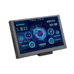 شاشة مراقبة 5" ips lcd عرض حرارة المعالج، type c، تعتمد على السوفتوير