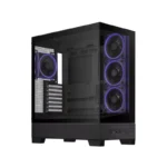 asus a31 plus case صندوق حاسوب أربع مراوح argb، لون أسود