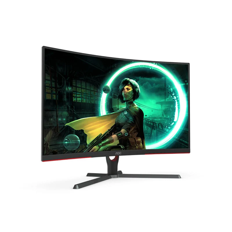 aoc c32g3e 32، fhd (1920x1080) 165 هرتز 1 مللي ثانية va، شاشة منحنية aoc c32g3e 32، fhd (1920x1080) 165 هرتز 1 مللي ثانية va، شاشة منحنية