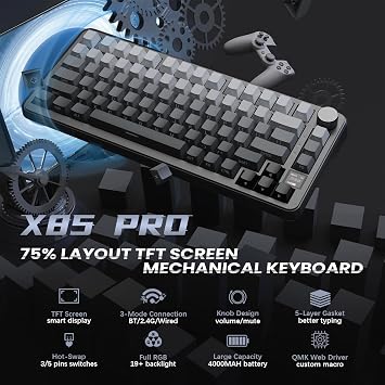 attack shark keyboard x85 pro black attack shark keyboard x85 pro black