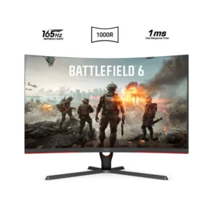 aoc c32g3e 32، fhd (1920x1080) 165 هرتز 1 مللي ثانية va، شاشة منحنية