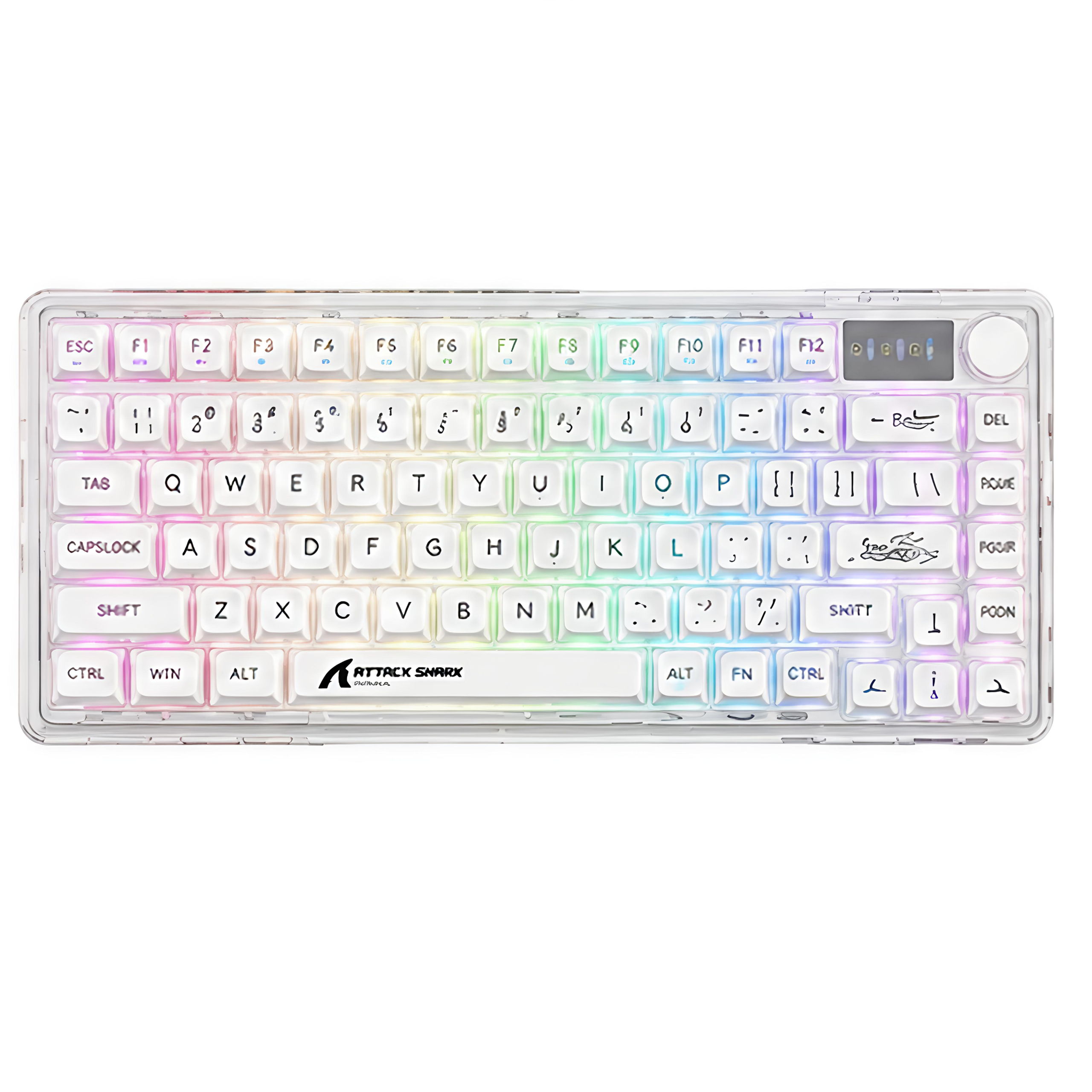 attack shark keyboard k75 tri mode attack shark keyboard k75 tri mode