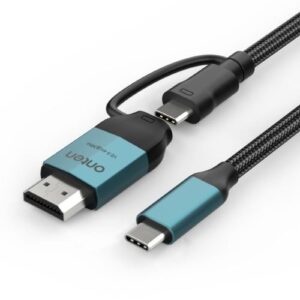 otn uc956 cable usb c to usb c+hdmi 4k@30hzكيبل شحن+نقل صورة