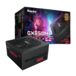 huntkey gx850m 850w 80+ gold full modular power supply – black