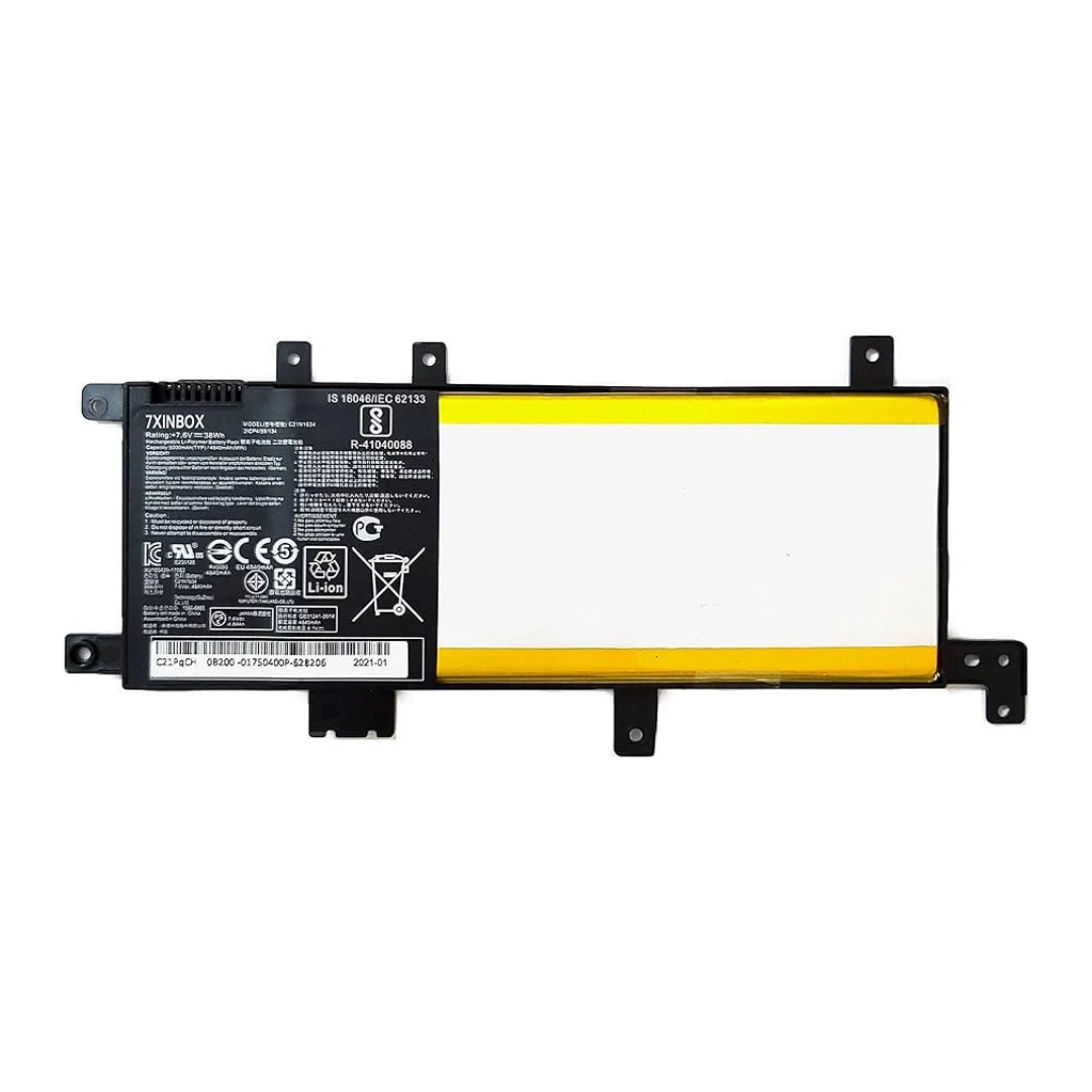 ASUS C21N1634 7.6V 38Wh Laptop Battery for VivoBook R542U / X542U / A580U / FL5900L