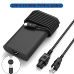 شاحن ومزود طاقة أصلي dell 90w للابتوب (الفيشة type c)