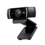كاميرا ويب لوجيتيكlogitech c922 pro hd stream webcam full hd 1080p at 30fps / 720p at 60fps dual stereo mics tripod included