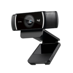 كاميرا ويب لوجيتيكlogitech c922 pro hd stream webcam full hd 1080p at 30fps / 720p at 60fps dual stereo mics tripod included
